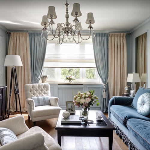 Luxury Living Room Curtains