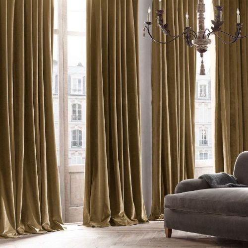 Luxury velvet curtains
