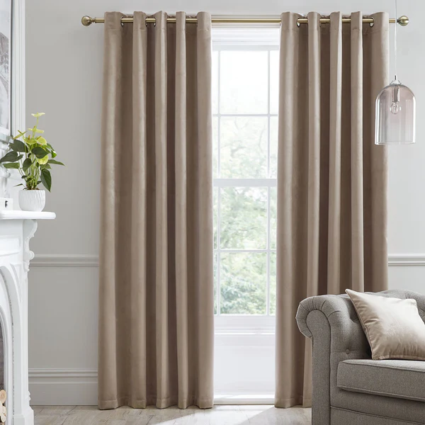 Beige Curtains