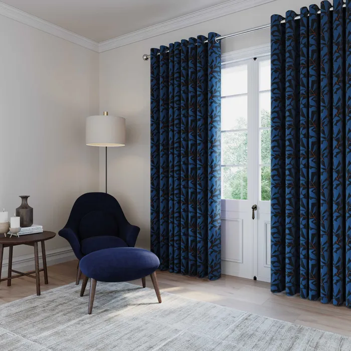 Leni Blue Curtains
