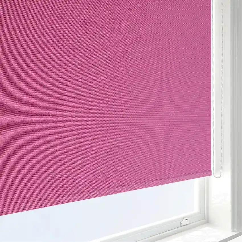 Pink blackout blind